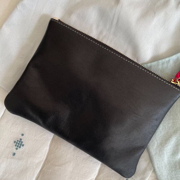 Frances Valentine Black Wristlet (with dustbags, care card, etc.) - Picture 5 of 9